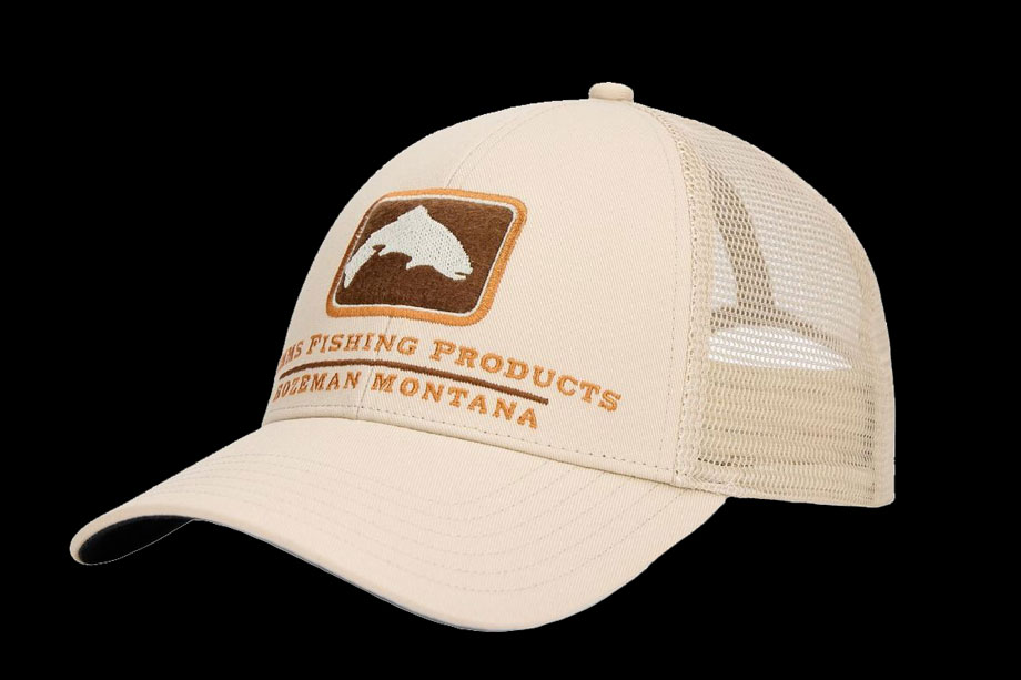 Simms Trout Icon Trucker b.clay